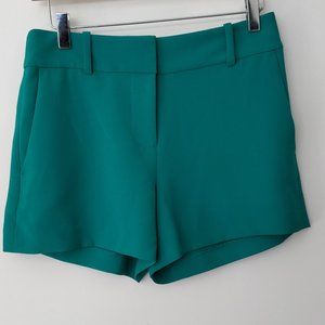 Ann Taylor Green Dress Shorts